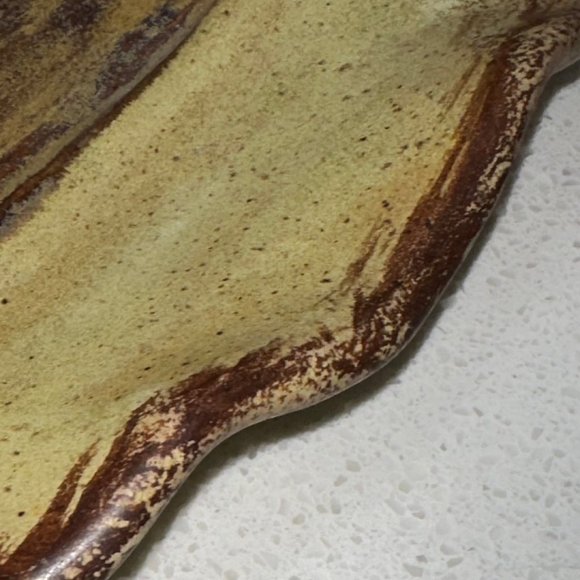 Etta B Pottery Ruffled Square MISSISSIPPI Dish - Picture 6 of 10